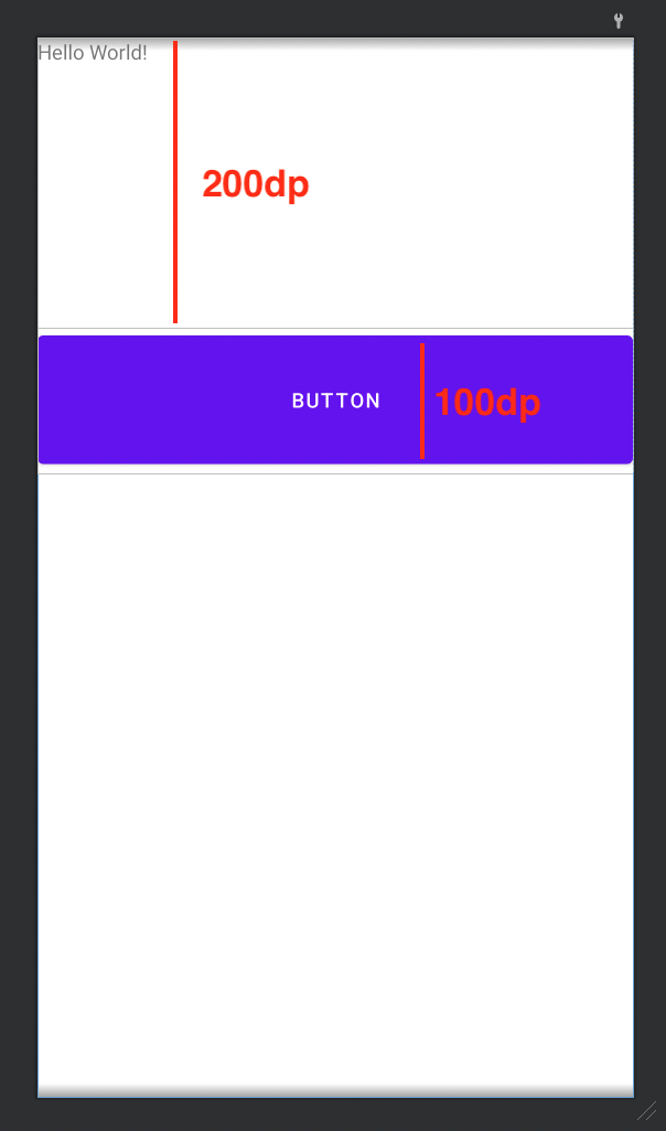 Android layout_height sizes illustrated Android layout_height sizes illustrated