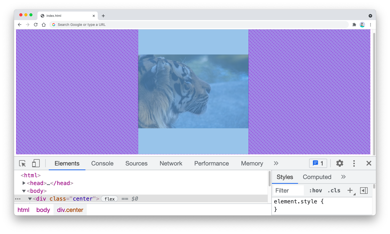 Center an image both horizontally and vertically with flexbox Center an image both horizontally and vertically with flexbox