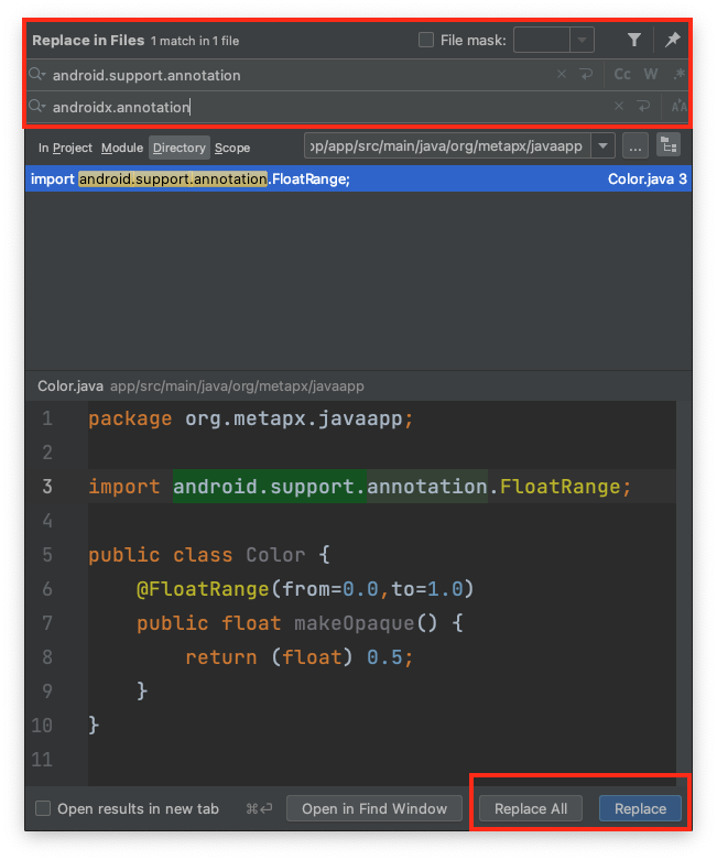 Replacing Android annotation imports Replacing Android annotation imports