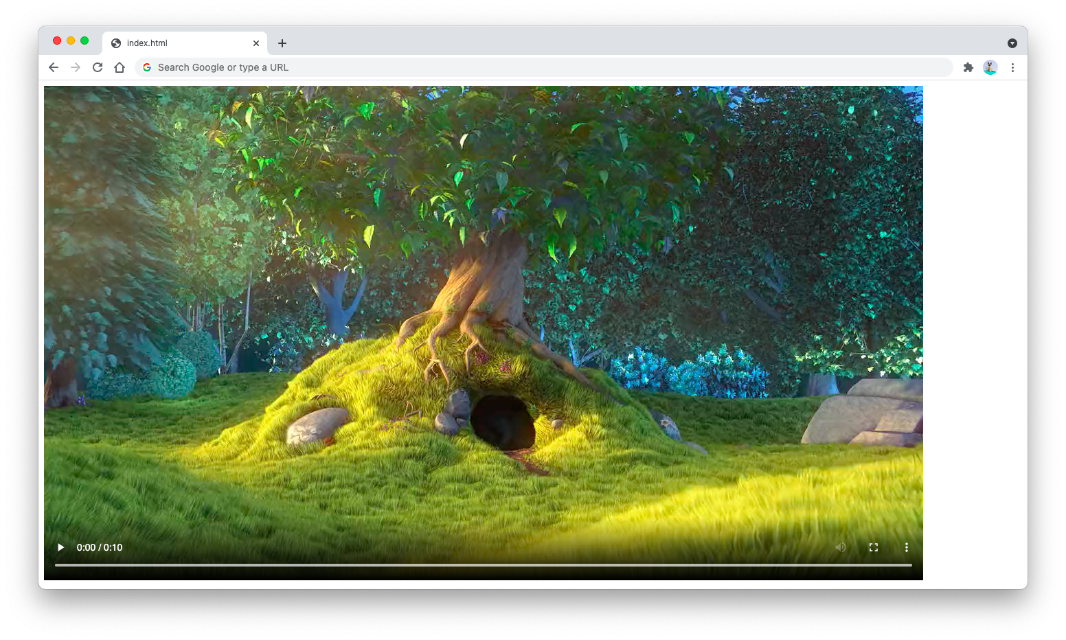 HTML video tag in action HTML video tag in action