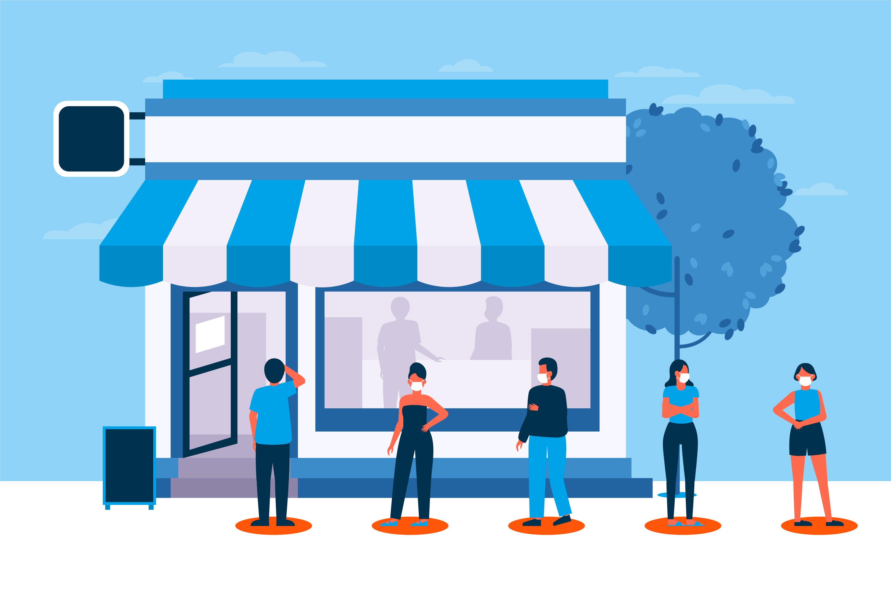 Waiting in line illustration. Source: freepik.com Waiting in line illustration. Source: freepik.com