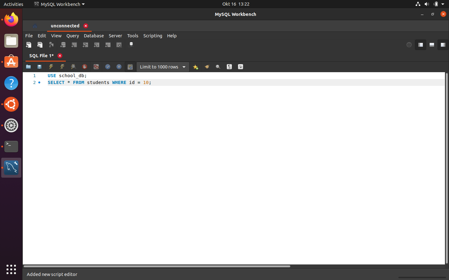 MySQL Workbench dark theme in Ubuntu MySQL Workbench dark theme in Ubuntu