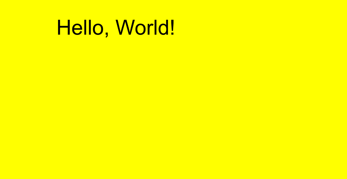 Example canvas image with text Example canvas image with text