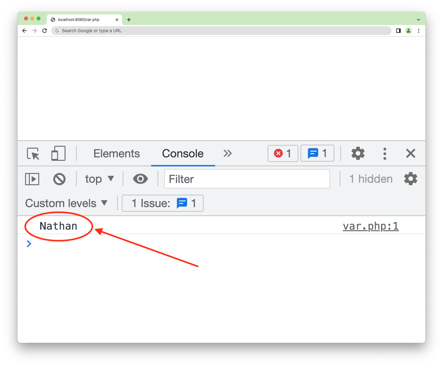 Console log using PHP Console log using PHP