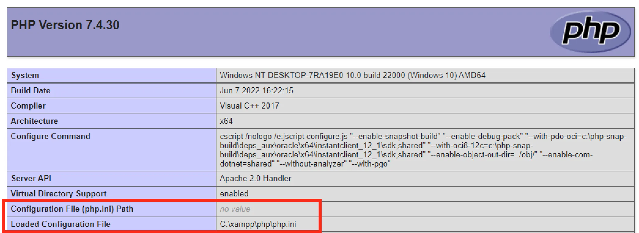 Find php.ini location Find php.ini location