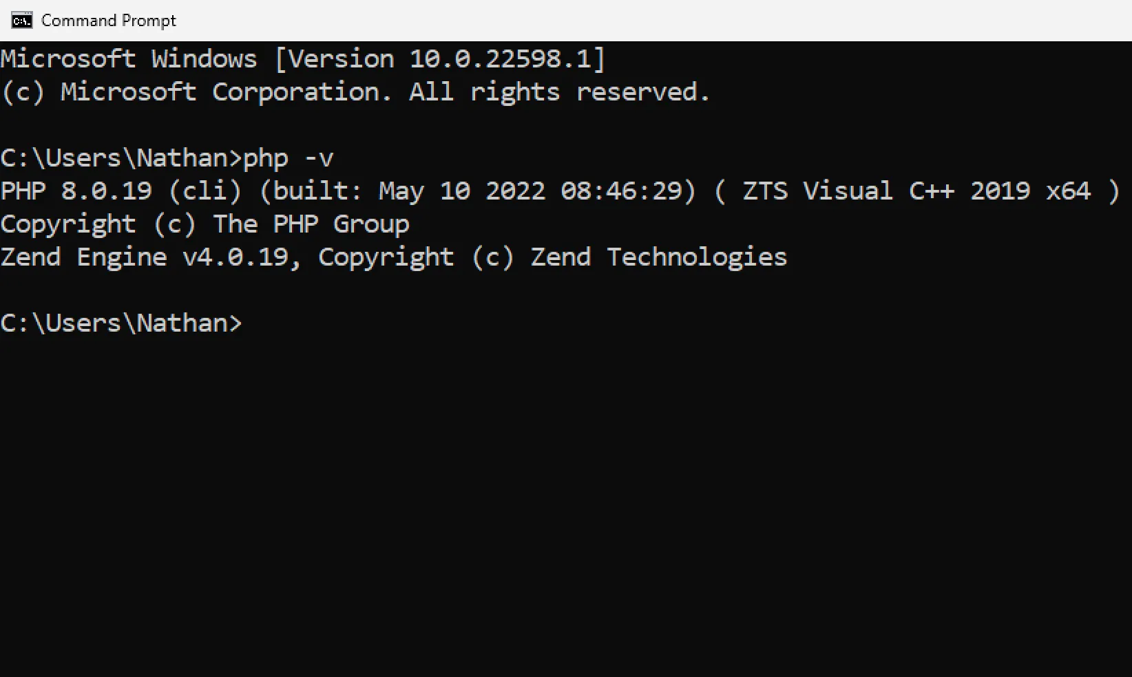 Solved PHP not recognized issue Solved PHP not recognized issue