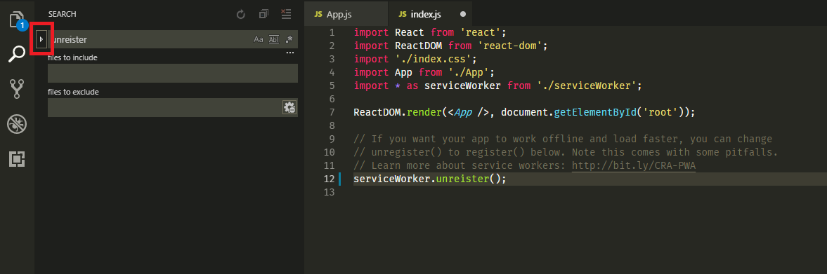 VSCode search and replace VSCode search and replace